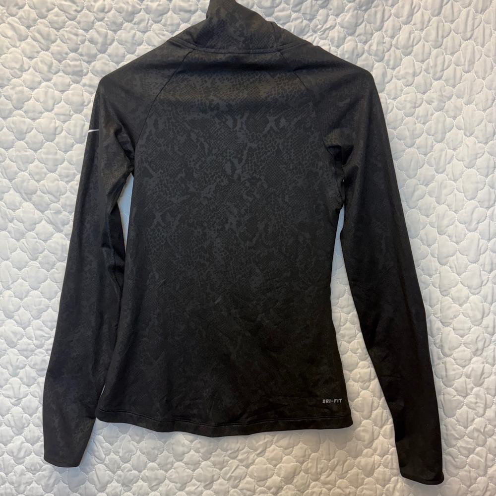 Nike Running Pullover Black Animal Print Size XS - Picture 6 of 9